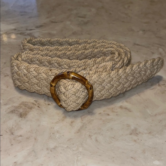 J. Crew Natural Woven Belt with Bamboo Buckle - Picture 5 of 5